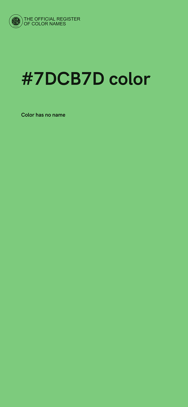 #7DCB7D color image