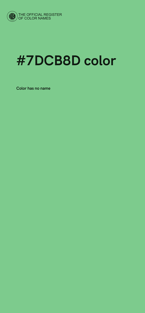 #7DCB8D color image