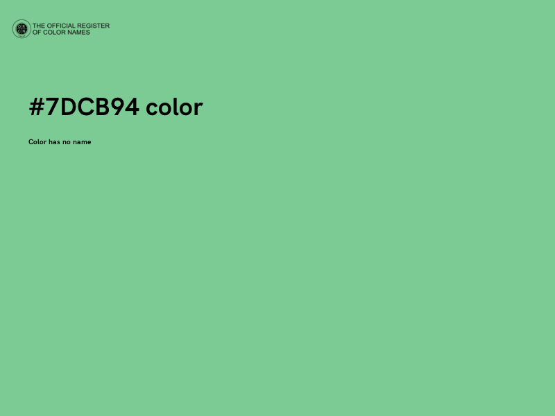 #7DCB94 color image