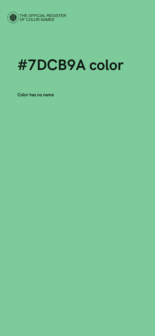 #7DCB9A color image