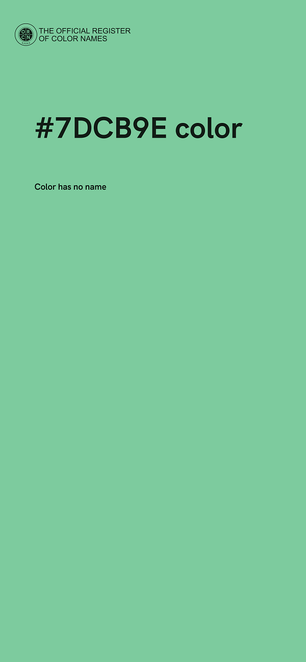 #7DCB9E color image