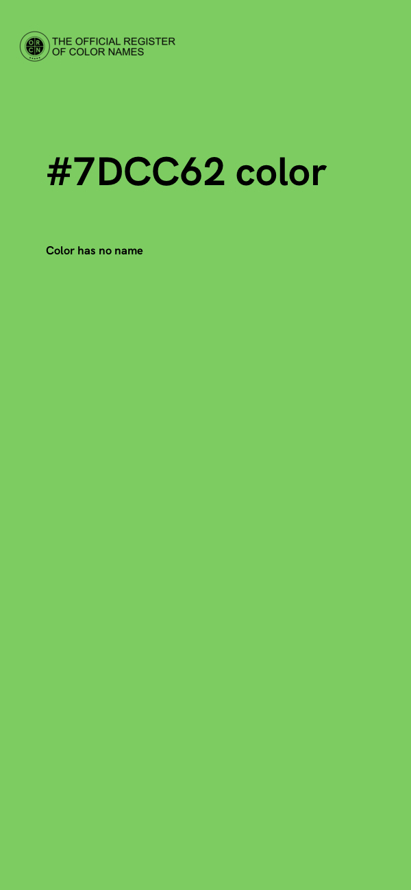 #7DCC62 color image