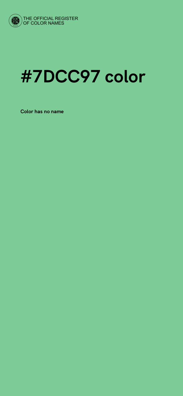 #7DCC97 color image