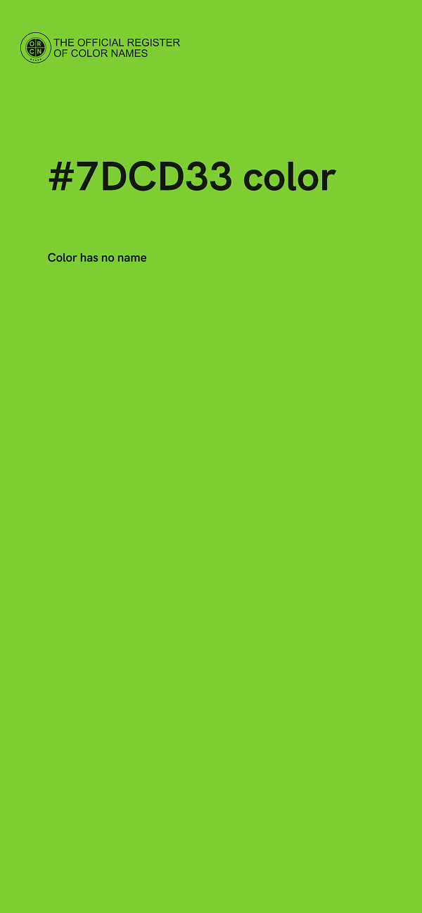 #7DCD33 color image