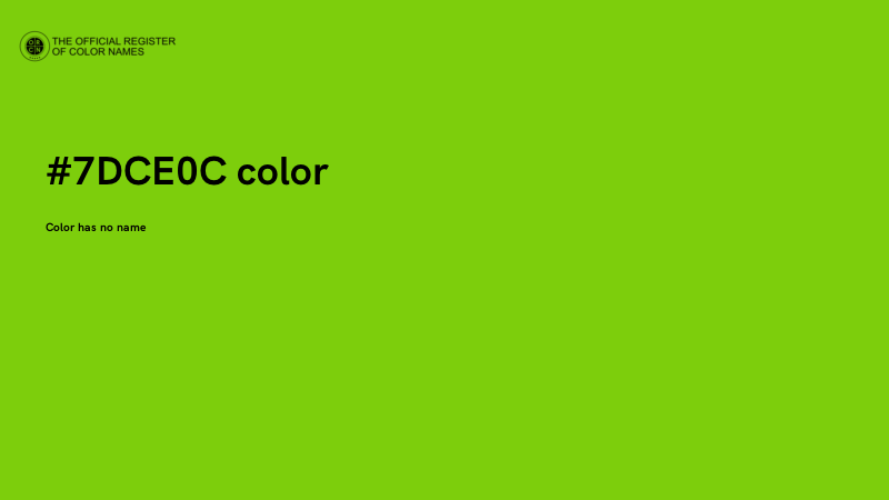 #7DCE0C color image