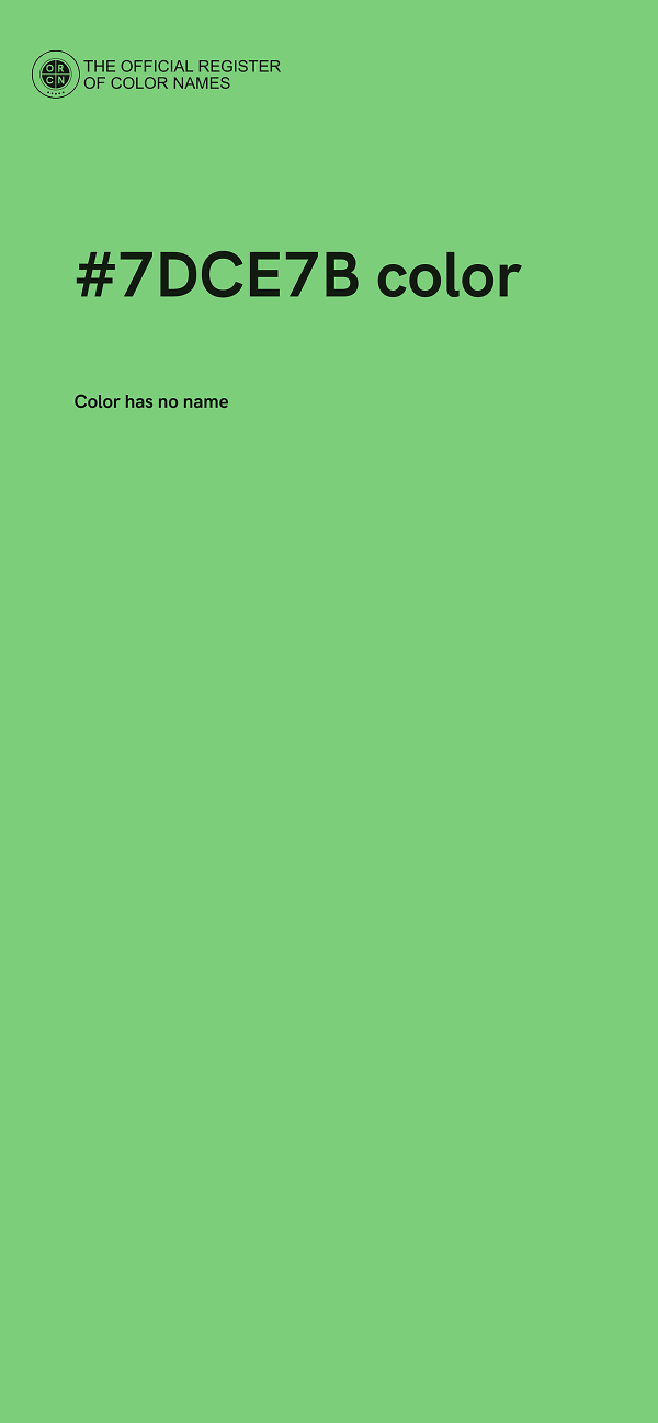 #7DCE7B color image