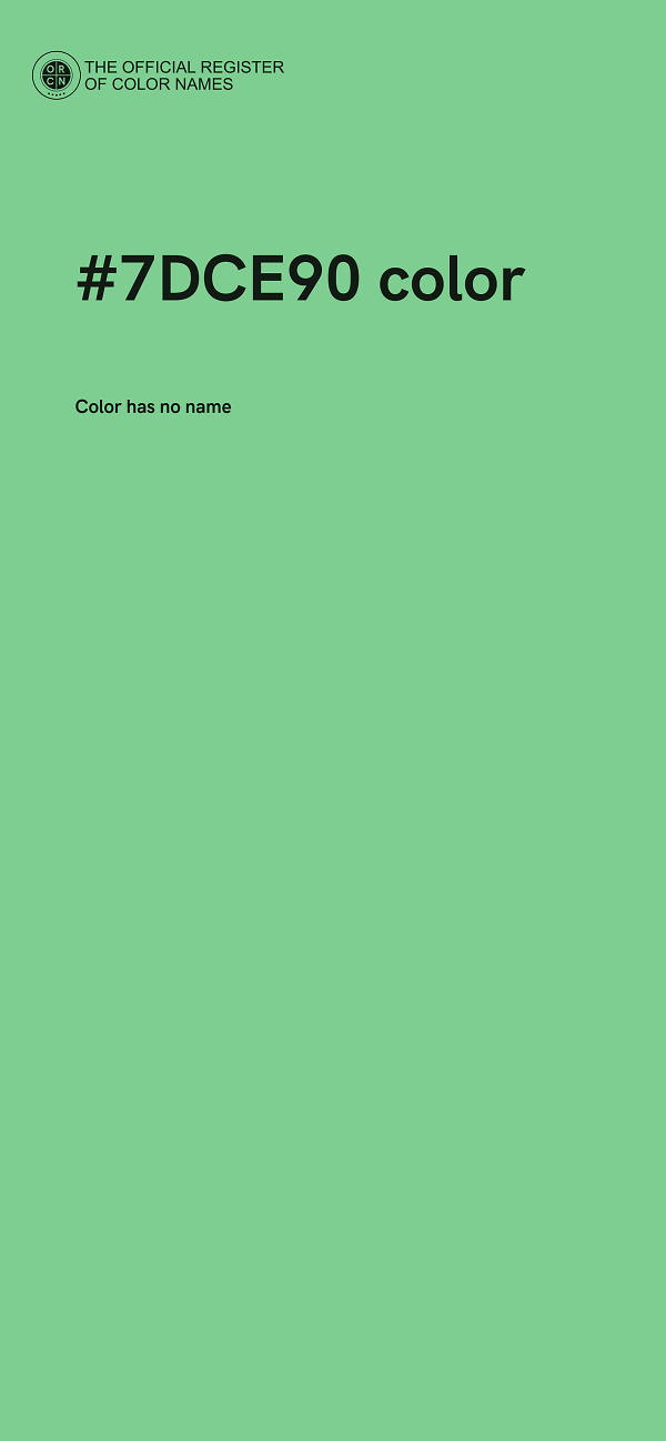 #7DCE90 color image