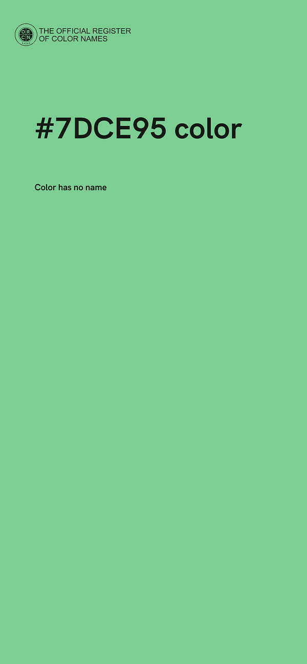#7DCE95 color image