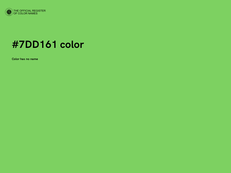 #7DD161 color image