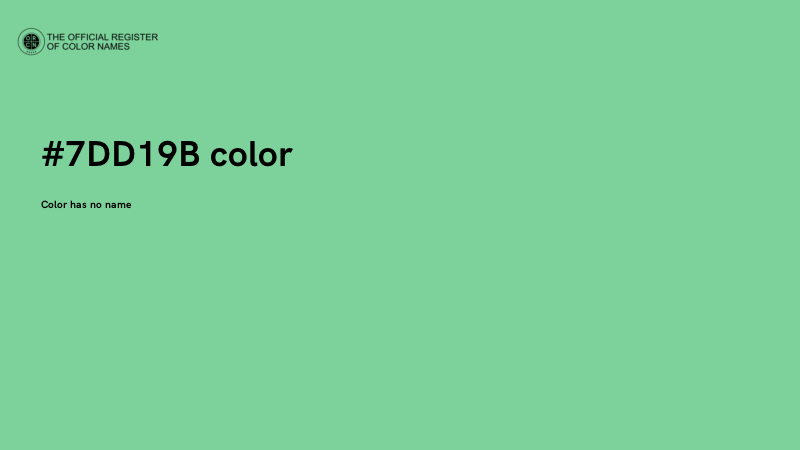 #7DD19B color image