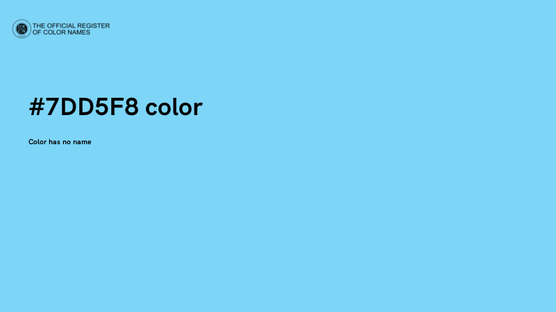 #7DD5F8 color image