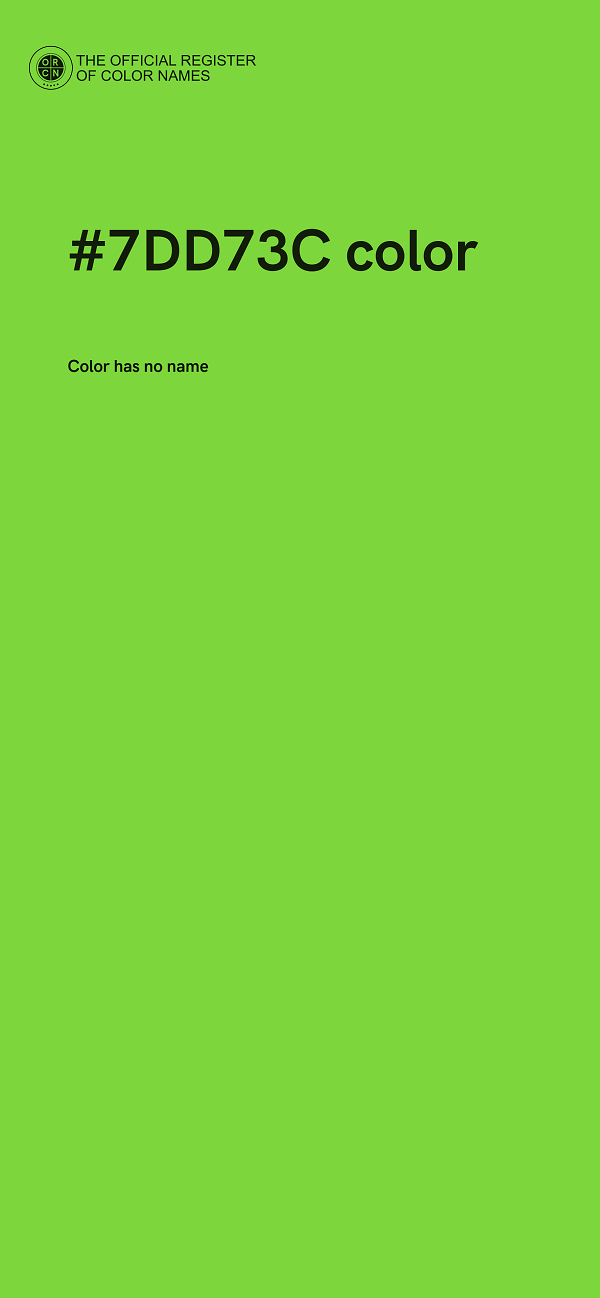 #7DD73C color image