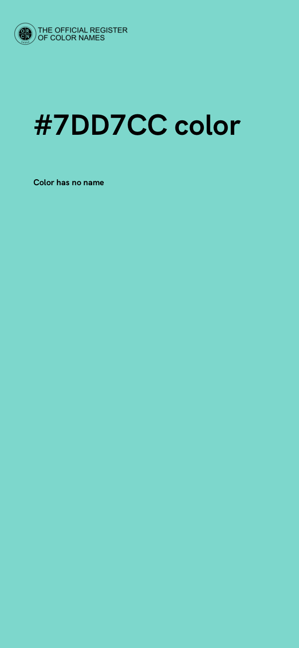 #7DD7CC color image