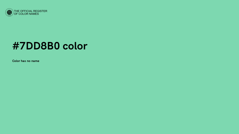 #7DD8B0 color image