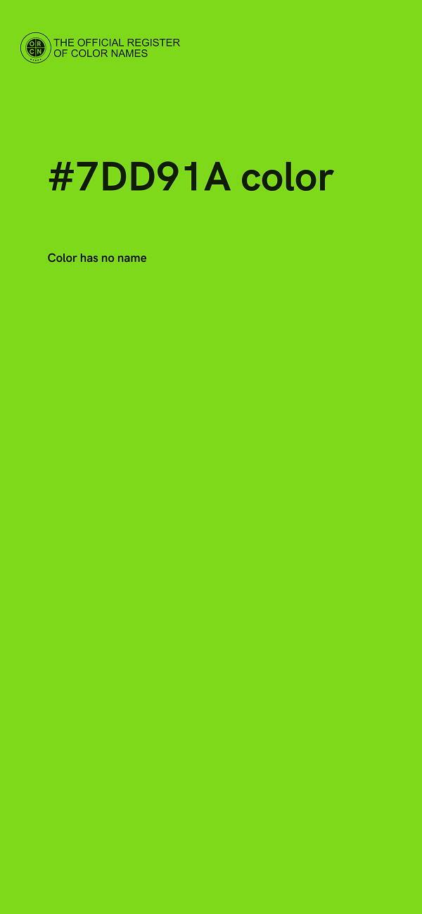 #7DD91A color image