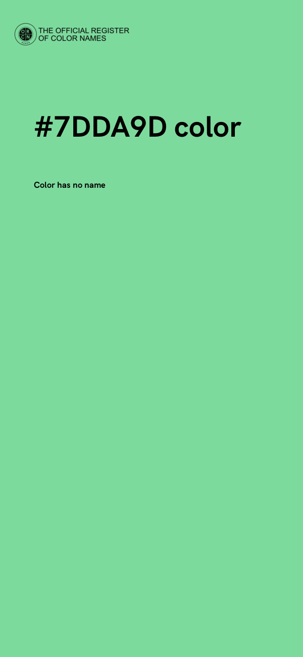 #7DDA9D color image