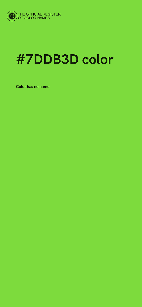 #7DDB3D color image