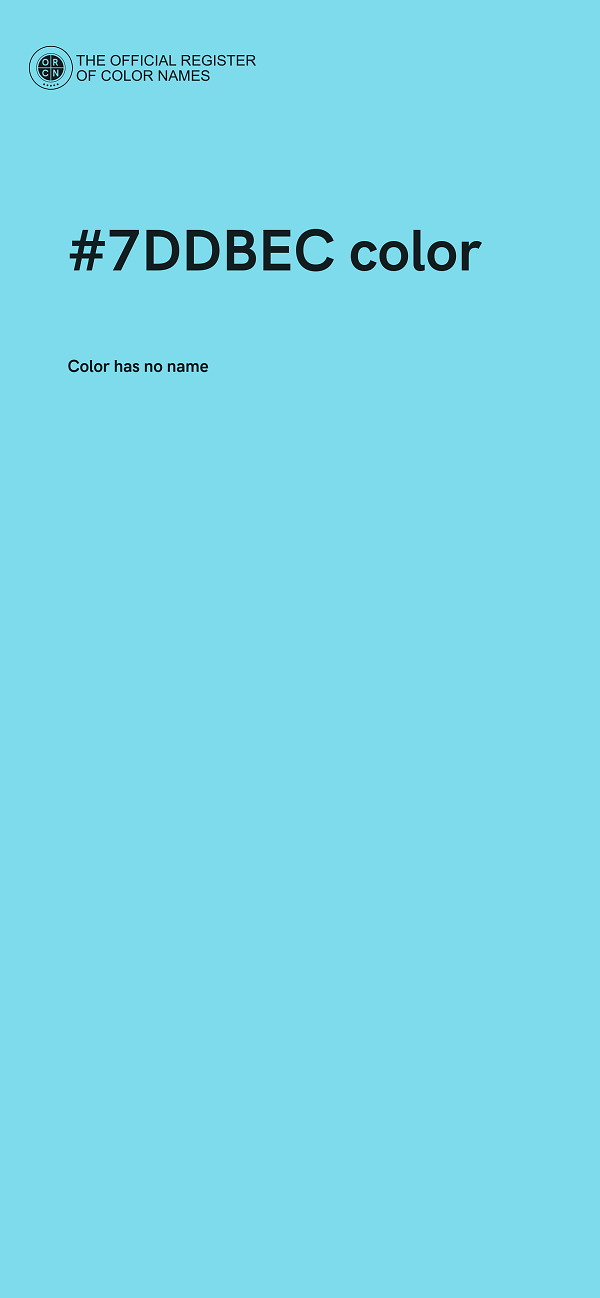 #7DDBEC color image