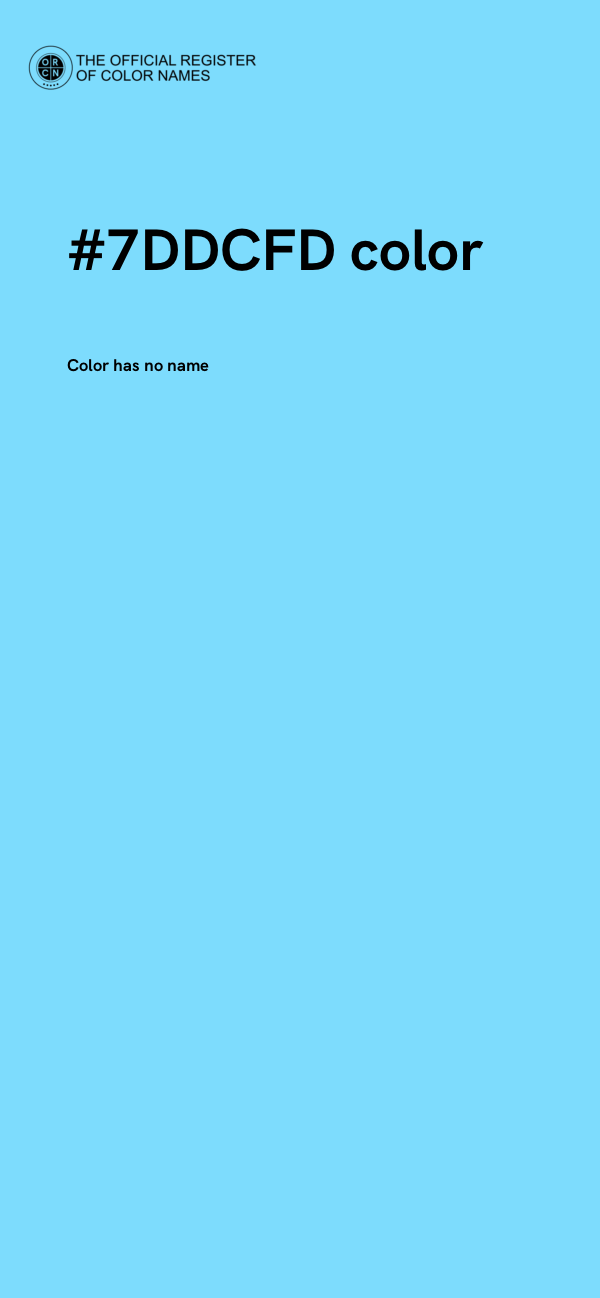 #7DDCFD color image