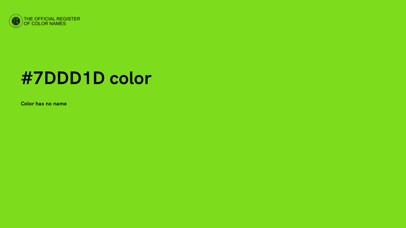 #7DDD1D color image