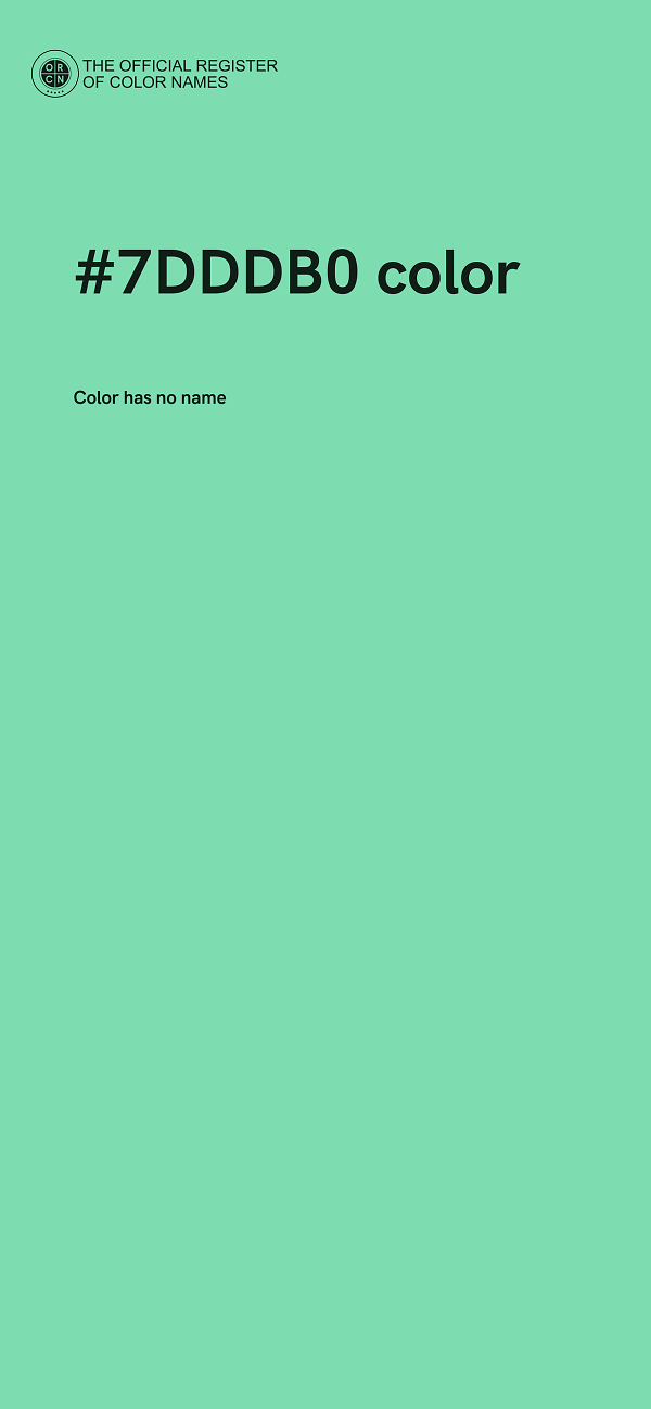 #7DDDB0 color image
