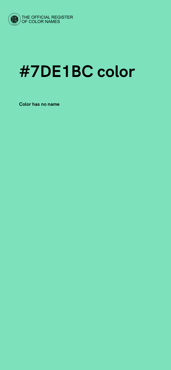 #7DE1BC color image