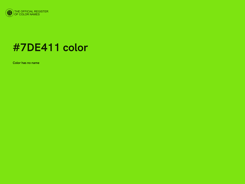 #7DE411 color image