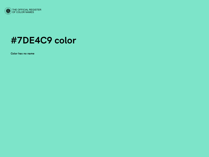 #7DE4C9 color image