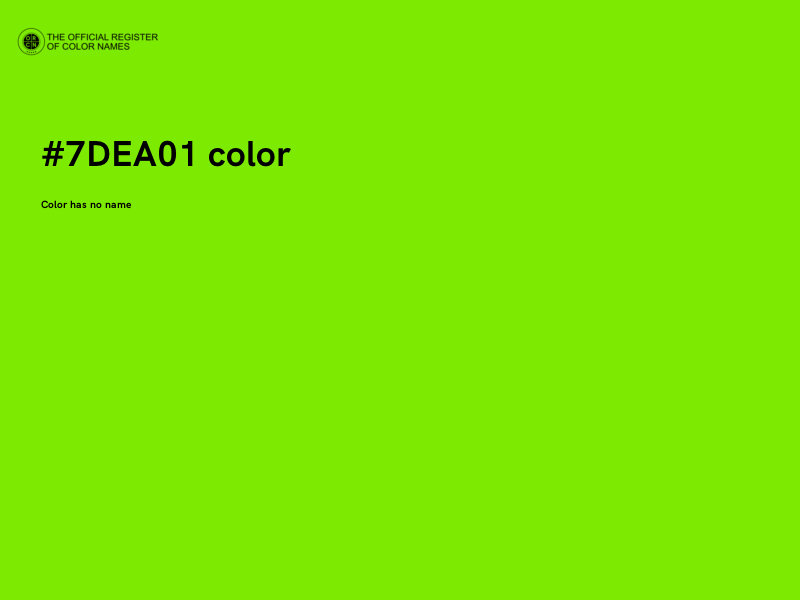 #7DEA01 color image