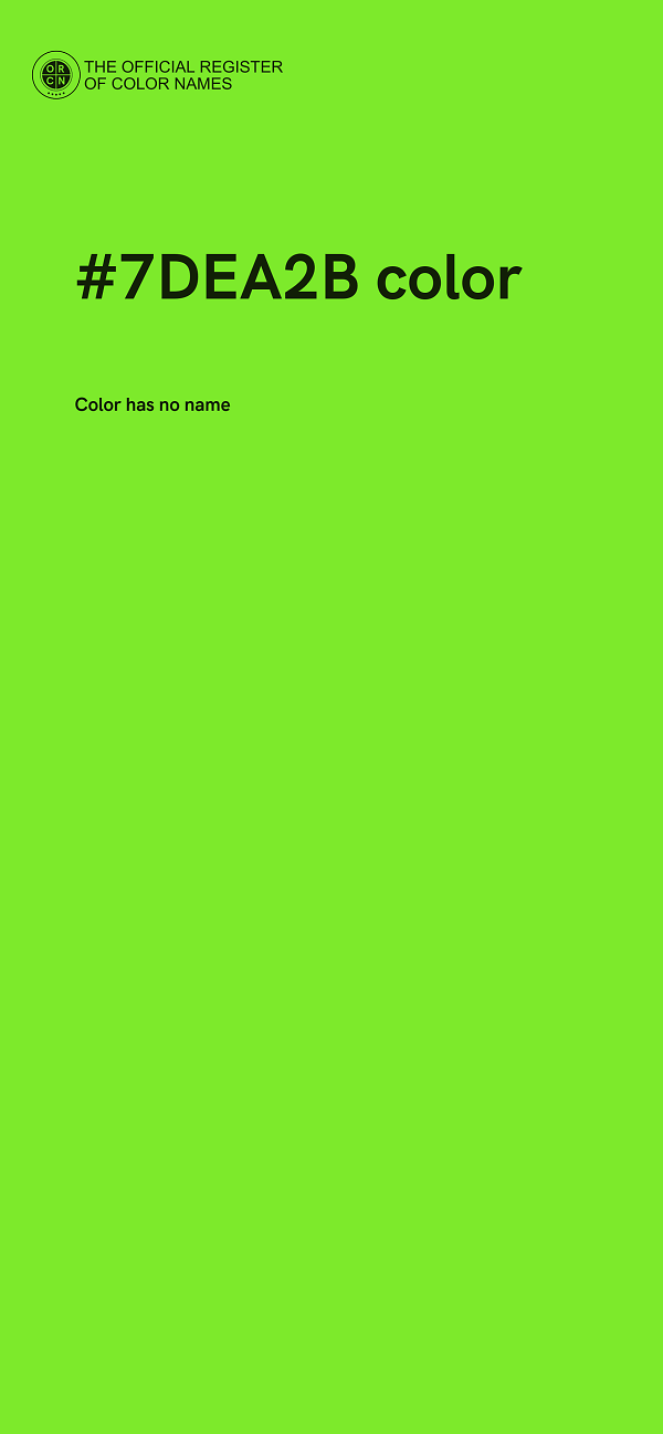 #7DEA2B color image