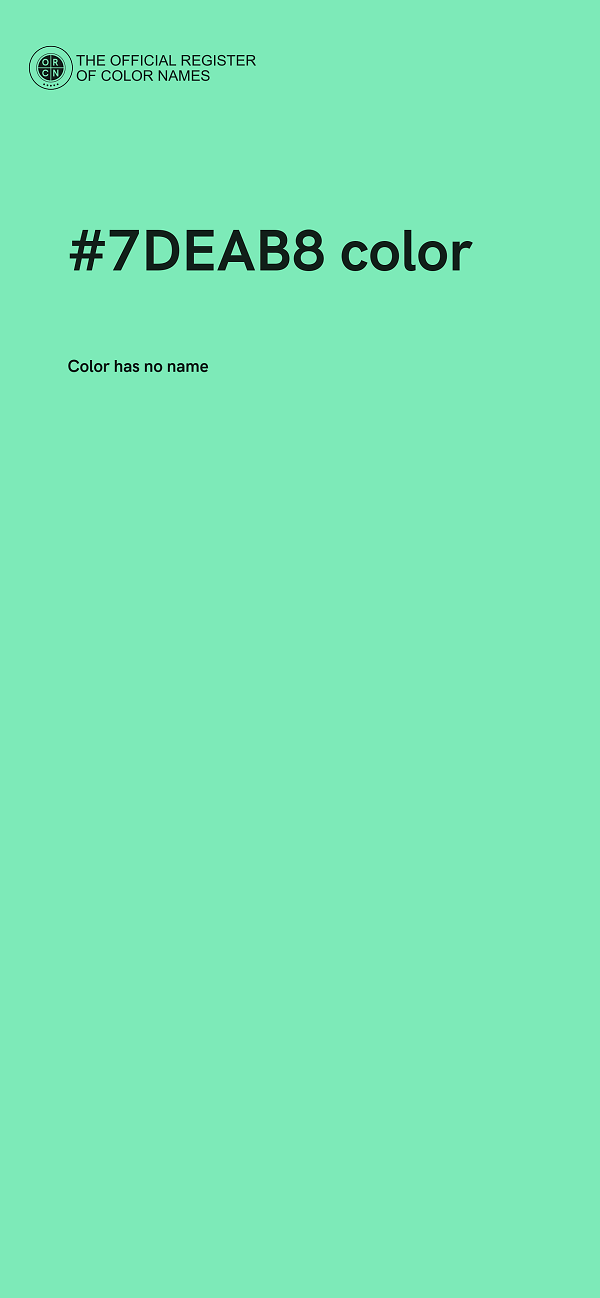 #7DEAB8 color image