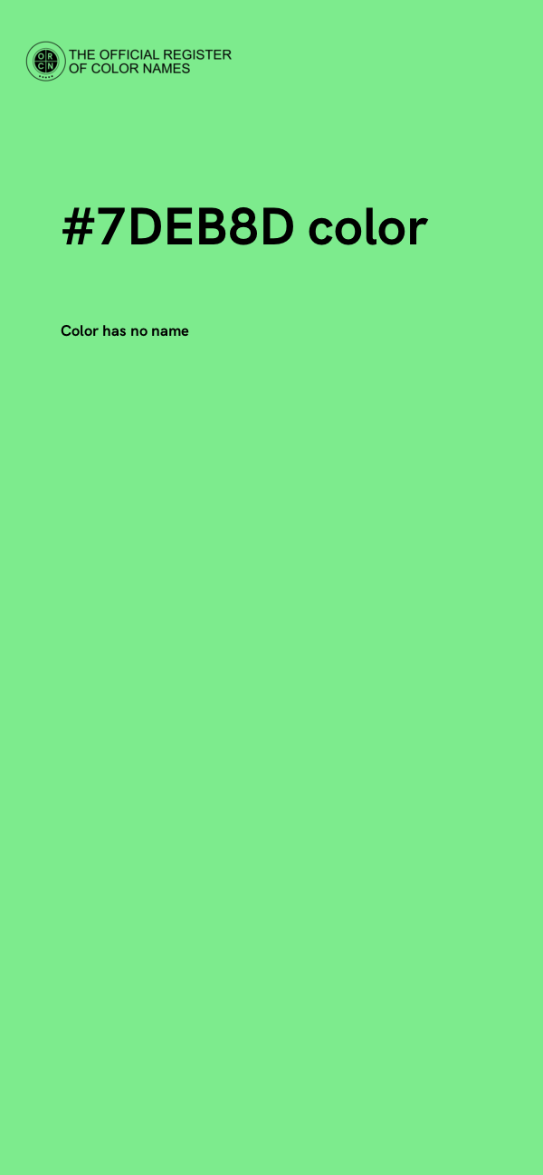 #7DEB8D color image