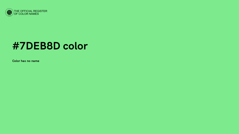 #7DEB8D color image