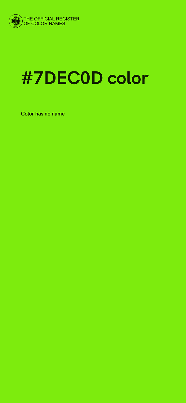 #7DEC0D color image
