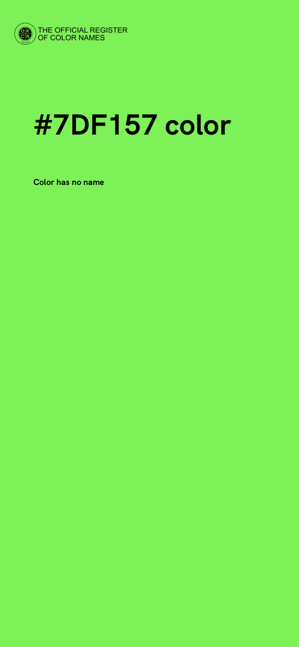 #7DF157 color image