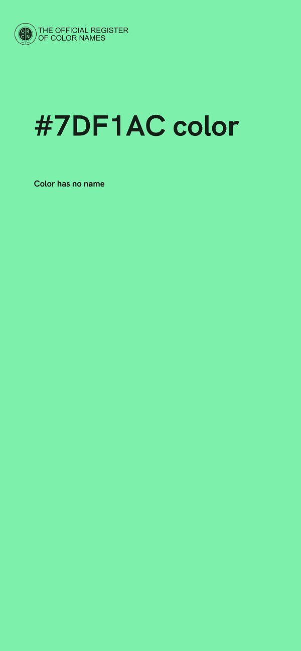 #7DF1AC color image