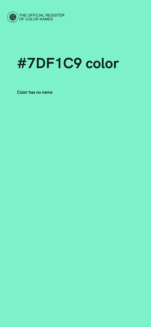 #7DF1C9 color image