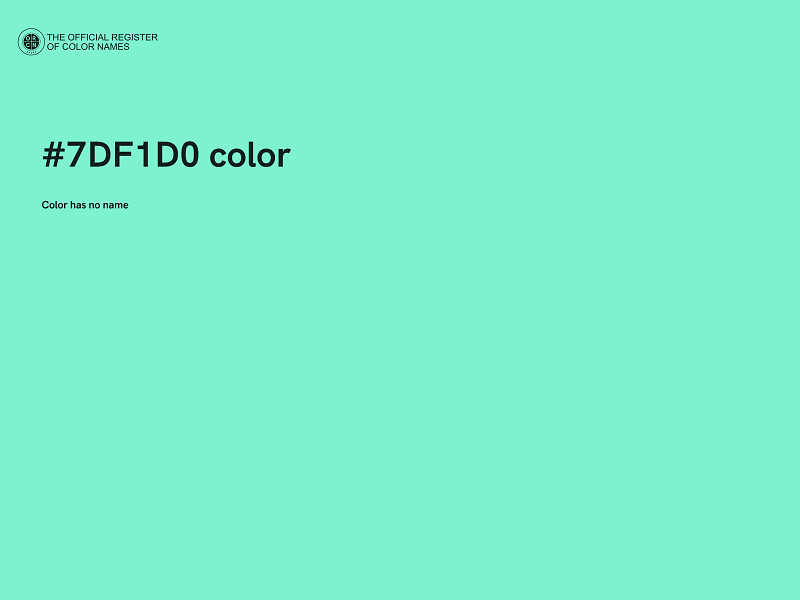#7DF1D0 color image