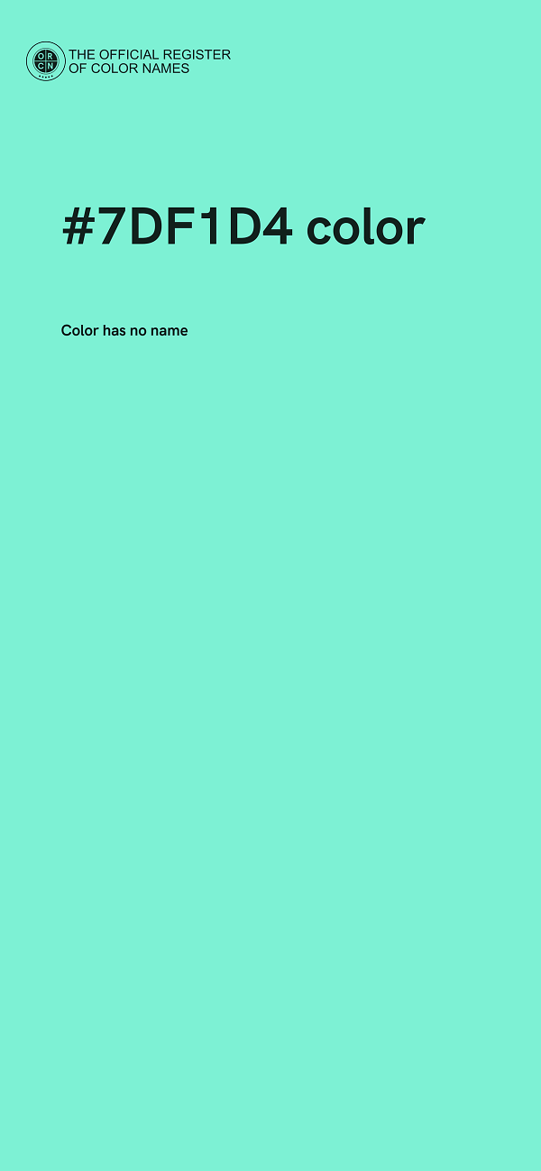 #7DF1D4 color image