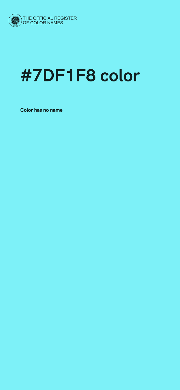 #7DF1F8 color image
