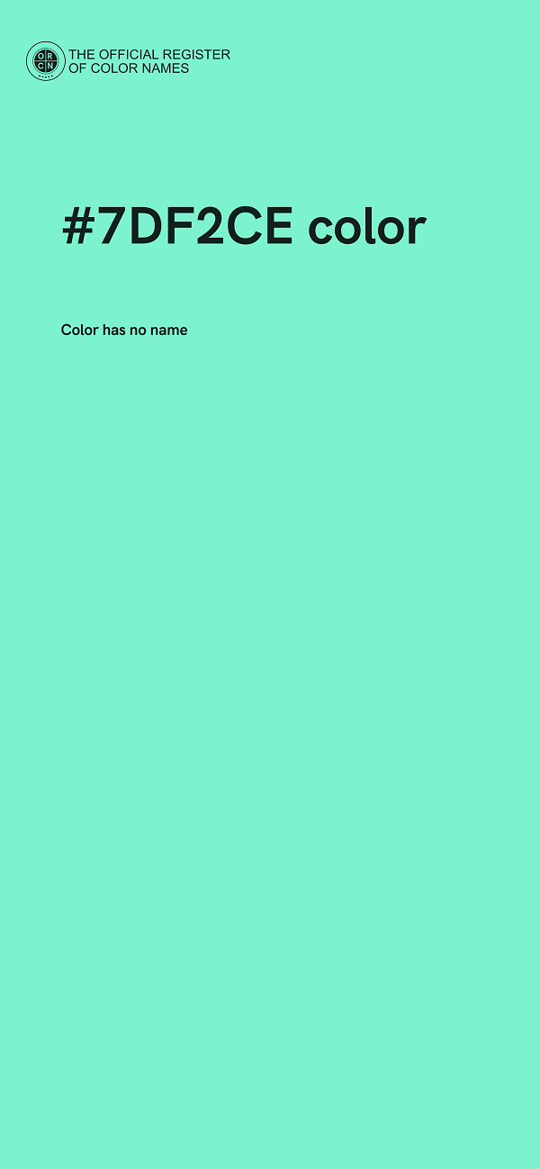 #7DF2CE color image
