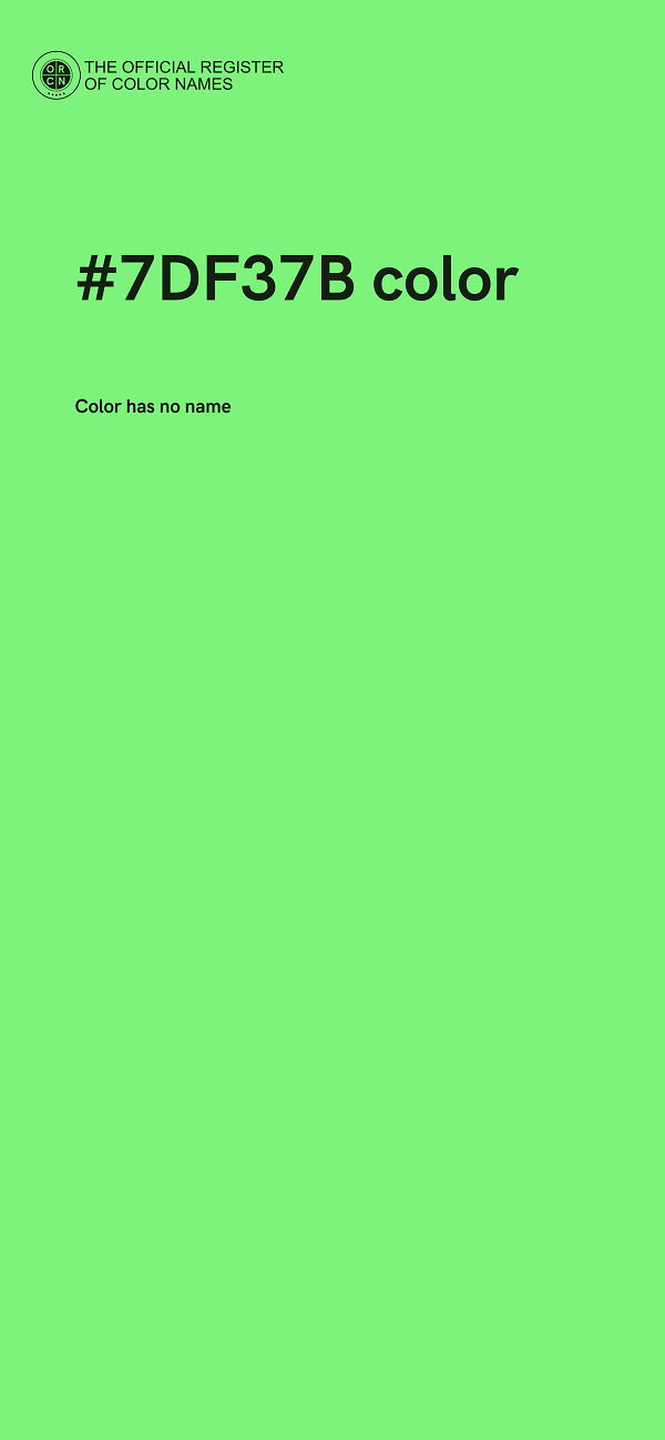 #7DF37B color image
