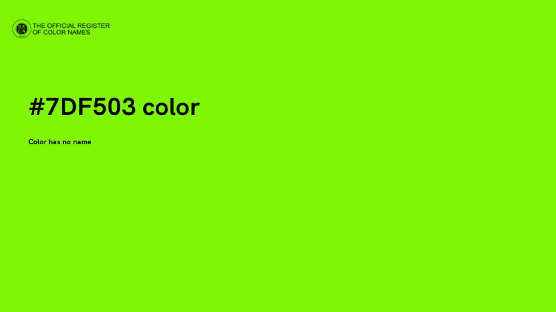 #7DF503 color image