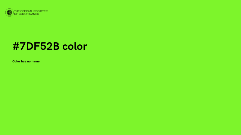 #7DF52B color image