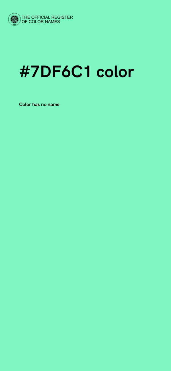 #7DF6C1 color image