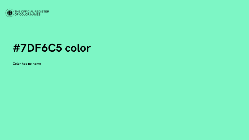 #7DF6C5 color image