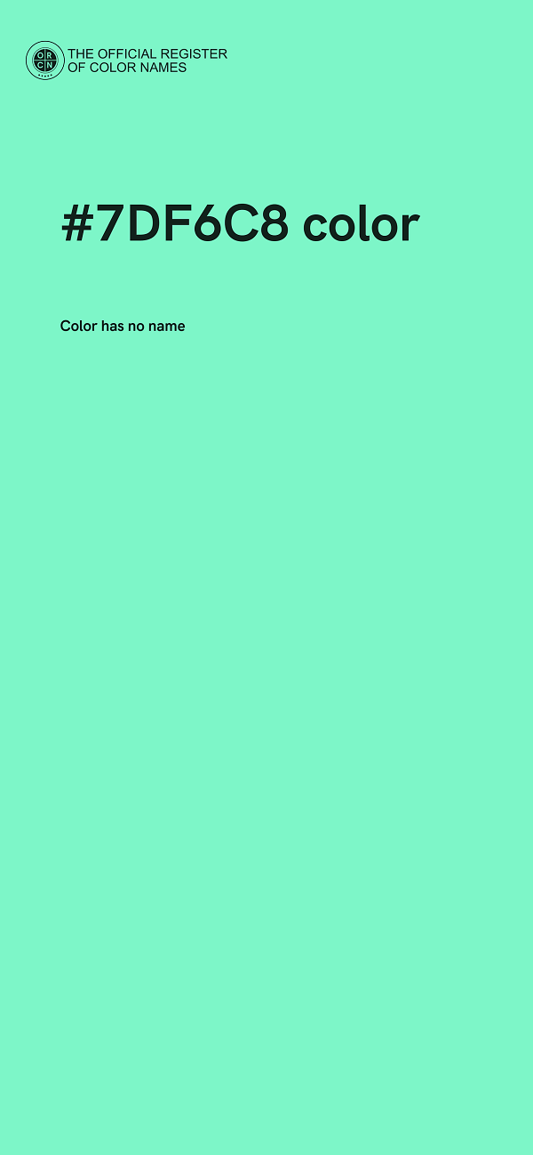 #7DF6C8 color image