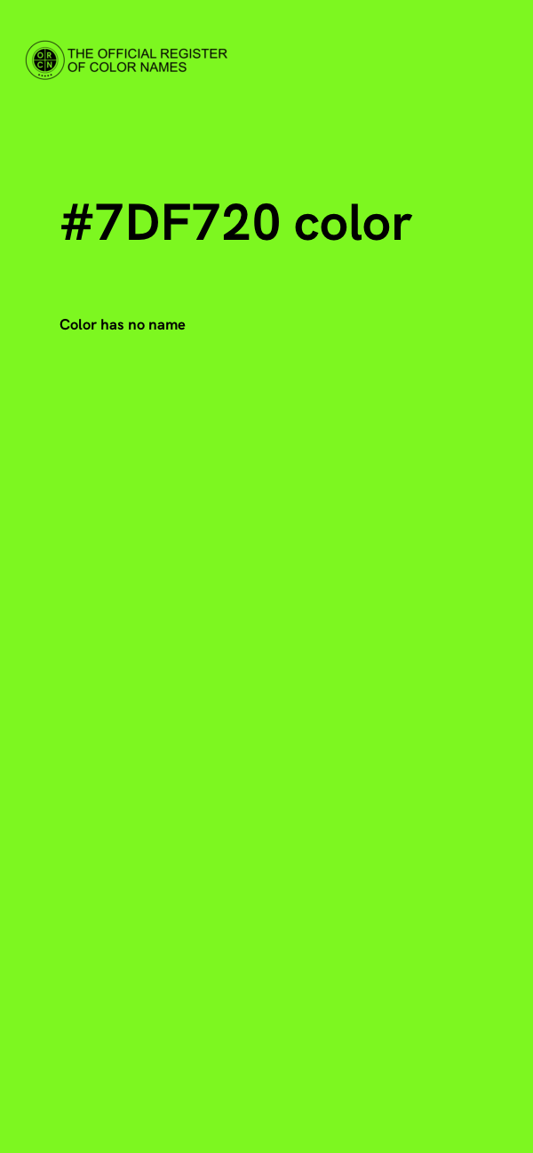 #7DF720 color image