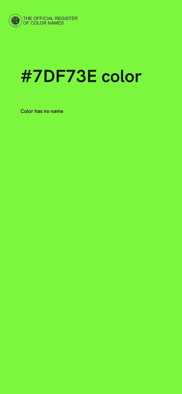 #7DF73E color image