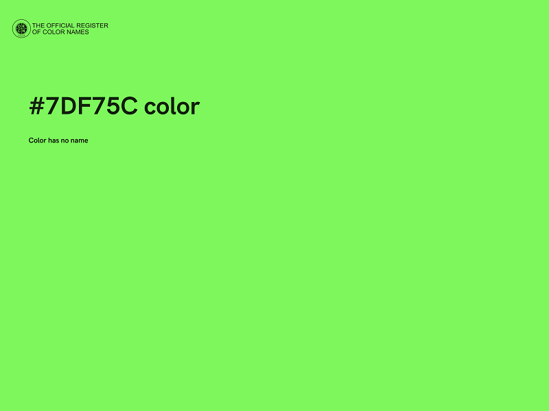 #7DF75C color image
